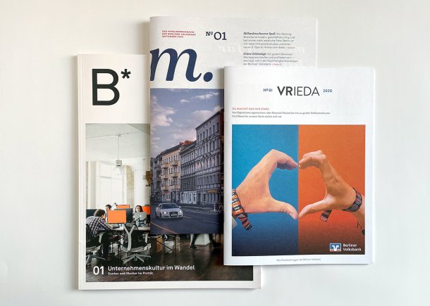 Magazingestaltung, Berliner Volksbank